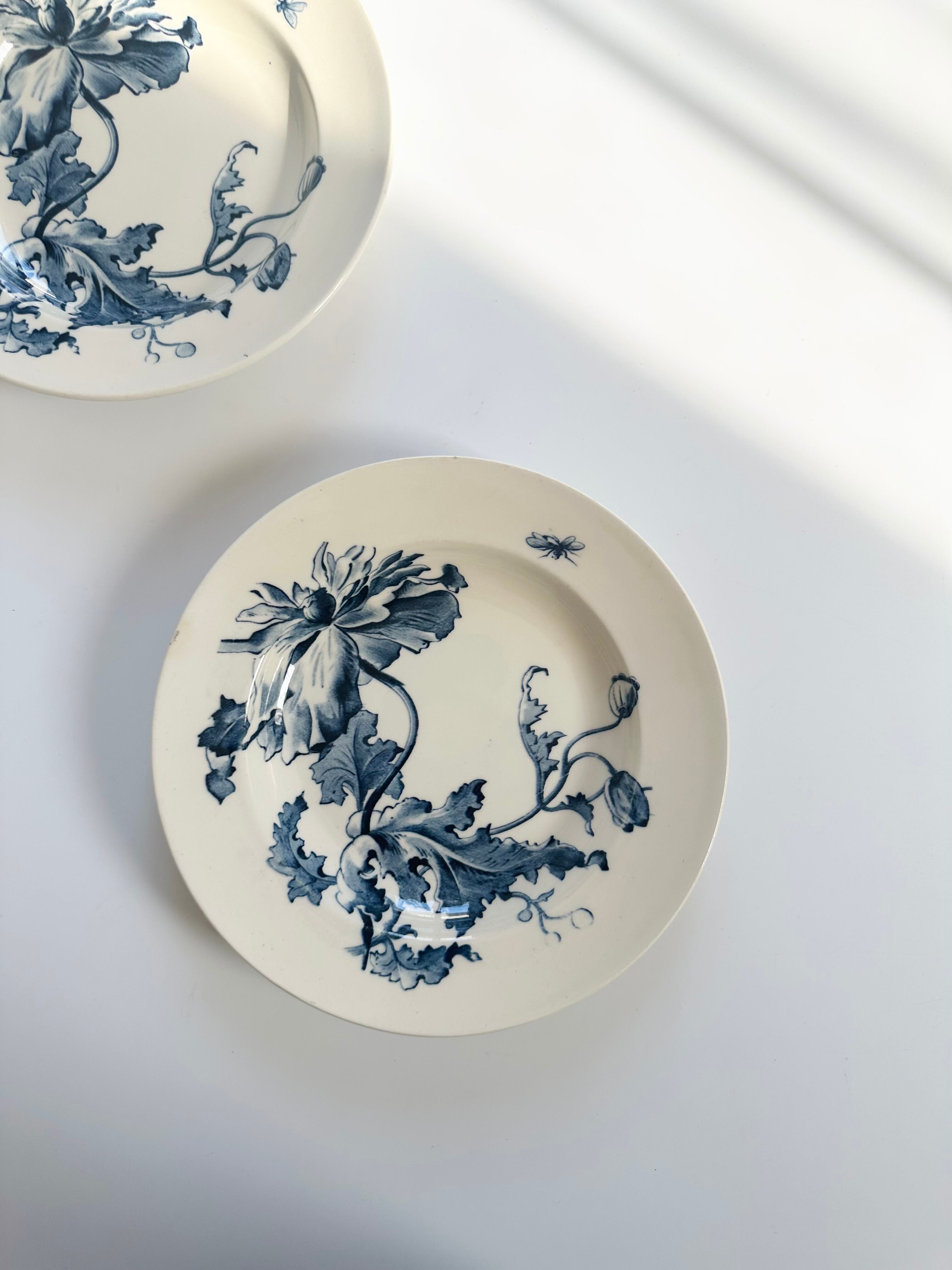 美品　サルグミンヌ　POITOU バスク　フランス　アンティーク　平皿　２枚 美品 サルグミンヌ POITOU バスク フランス アンティーク 平皿 2枚