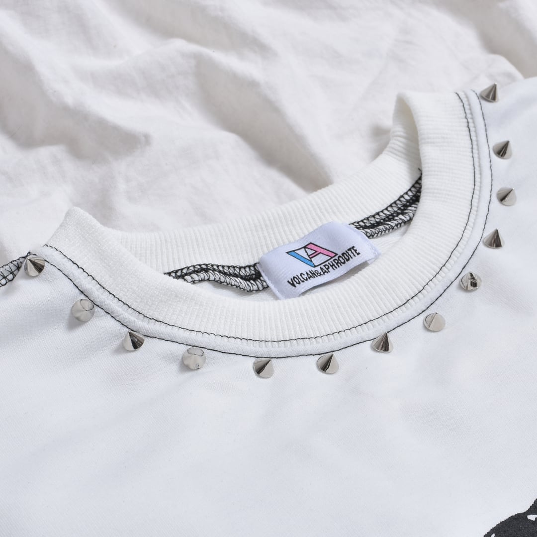 新作】クマスタッズベルトステッチロンT | VOLCAN&APHRODITE