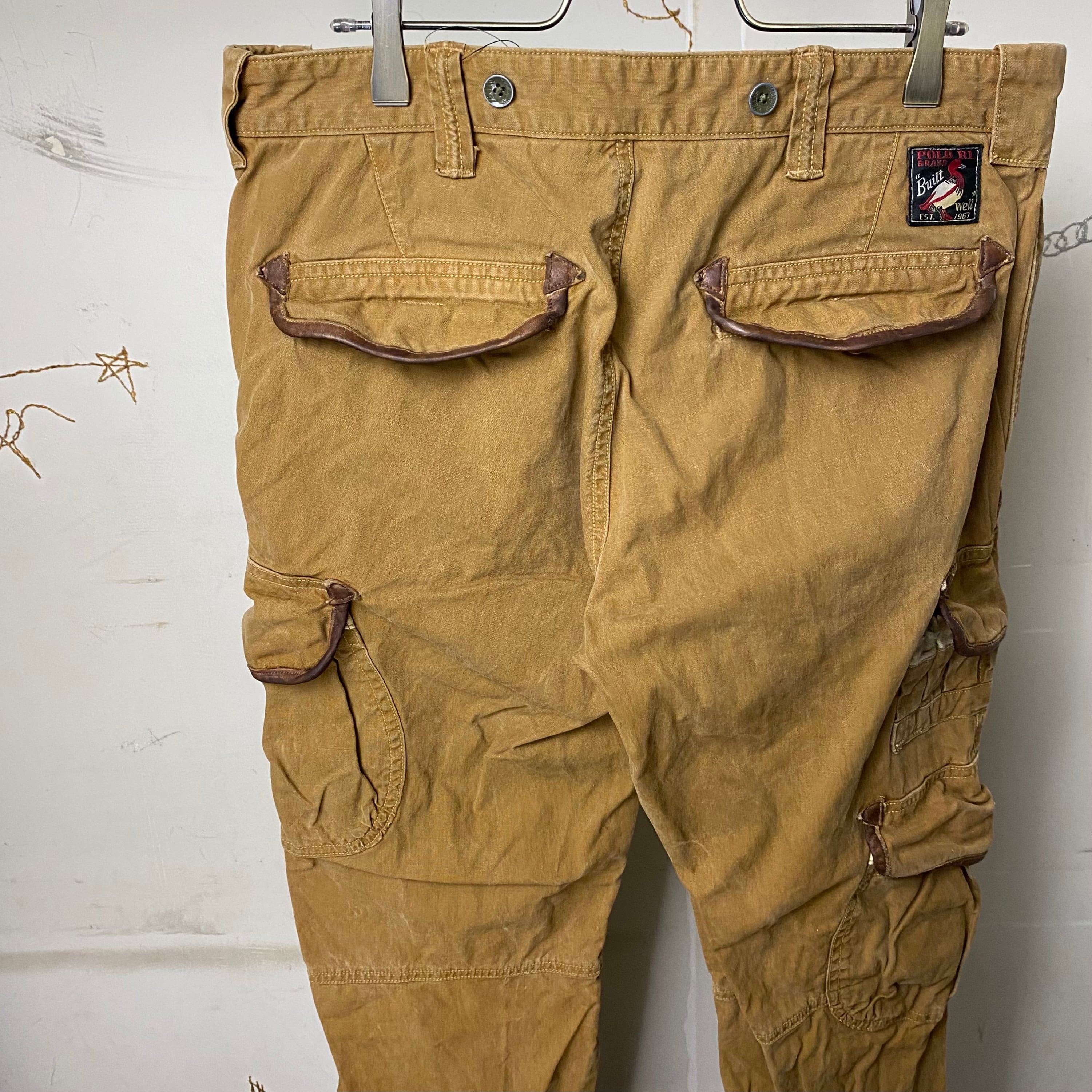 POLO by RALPH LAUREN leather piping hunting pants “Built Well 