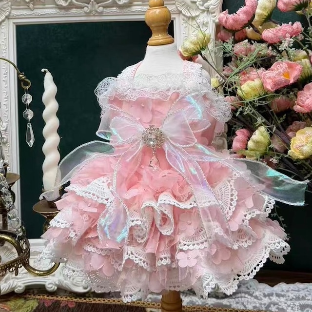 fleur bijou ribbon dress