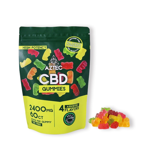 【FULL SPECTRUM】CBD GUMMIES 60CT 2400mg（1BAG）/40mg（1CT）