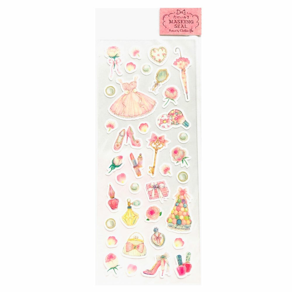 たけいみき ガーリー マスキングシール TM01