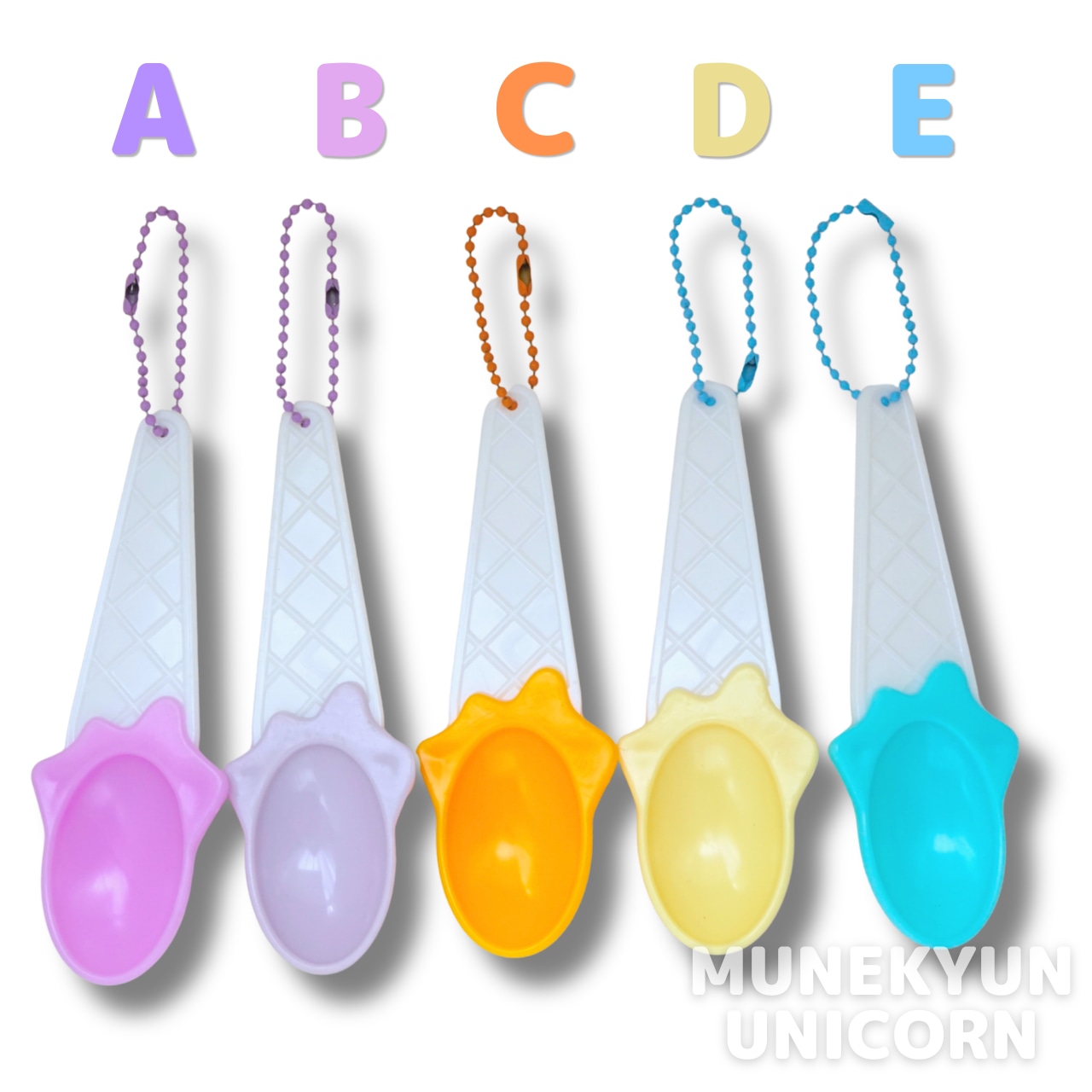 #L069 【1個/1pc】チェーン付きアイスクリーム スプーン チャーム / Ice cream Spoon Pendant