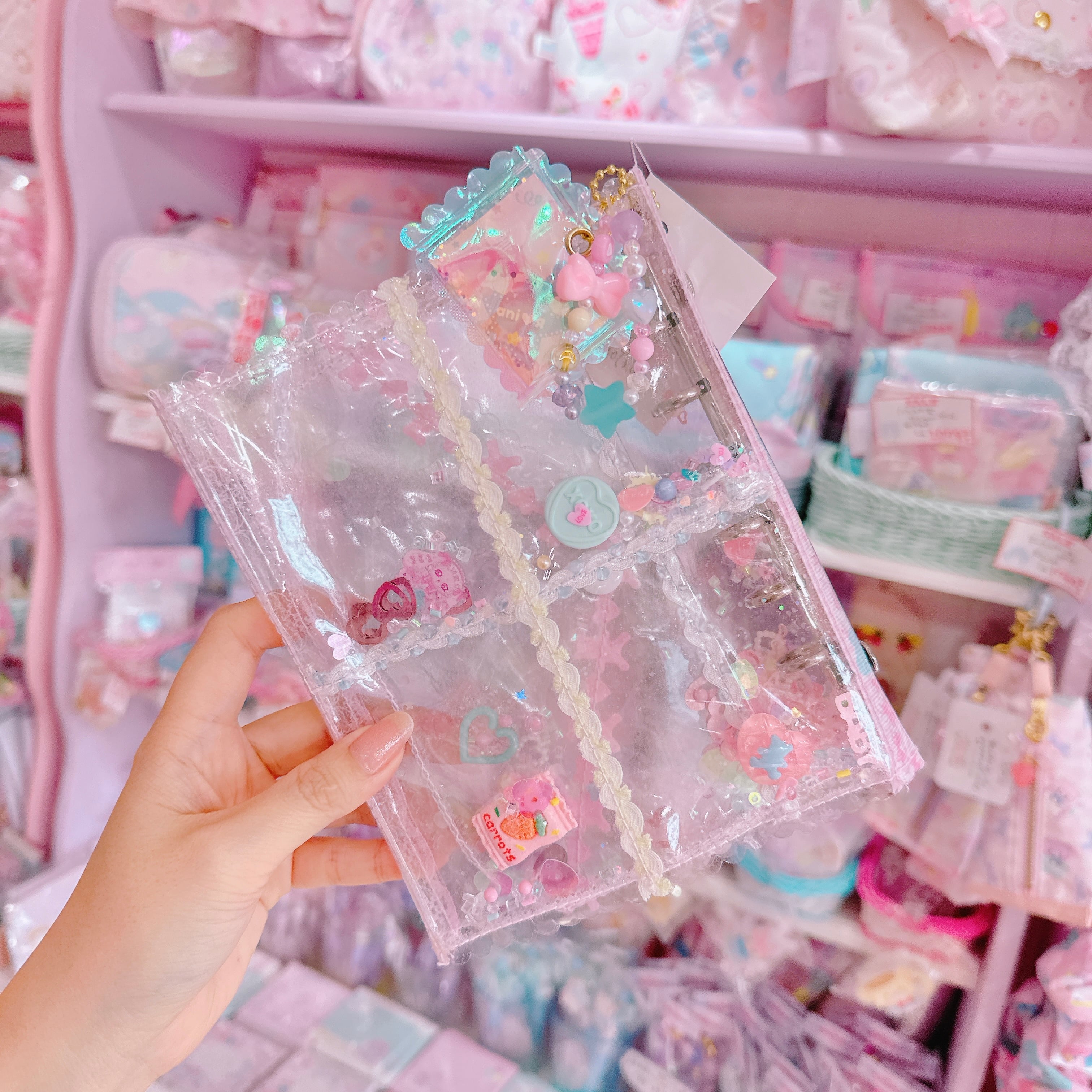 【K2】81-1ラブレター風A7シール帳