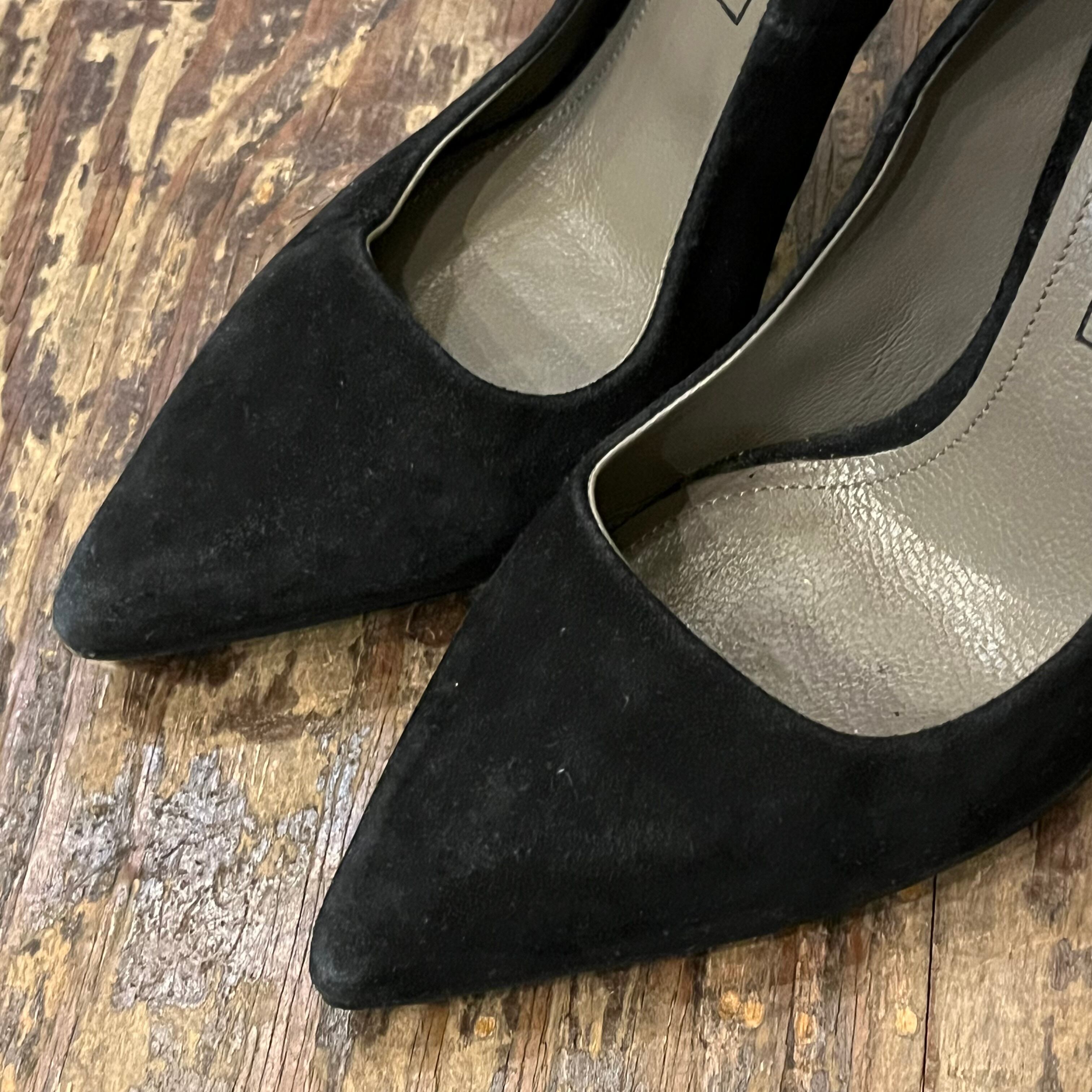 VERSACE ヴェルサーチェ ヒールパンプス ブラック size35 【代官山01