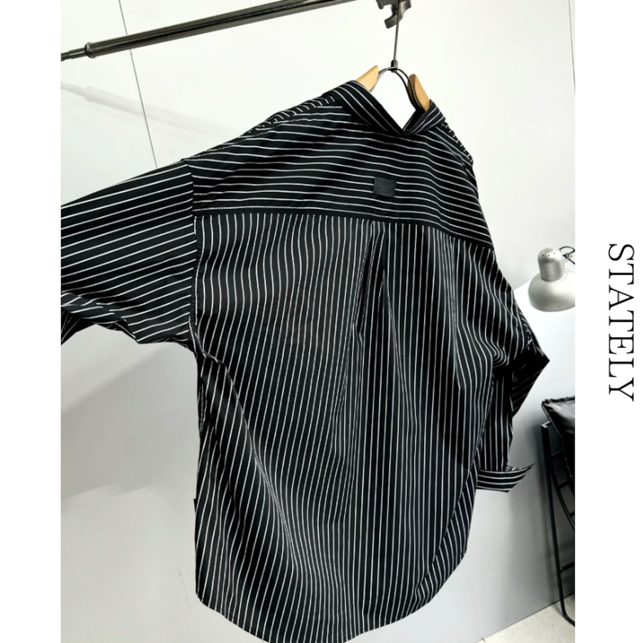Pinstripe Flow シャツ/2color_T230・画像17