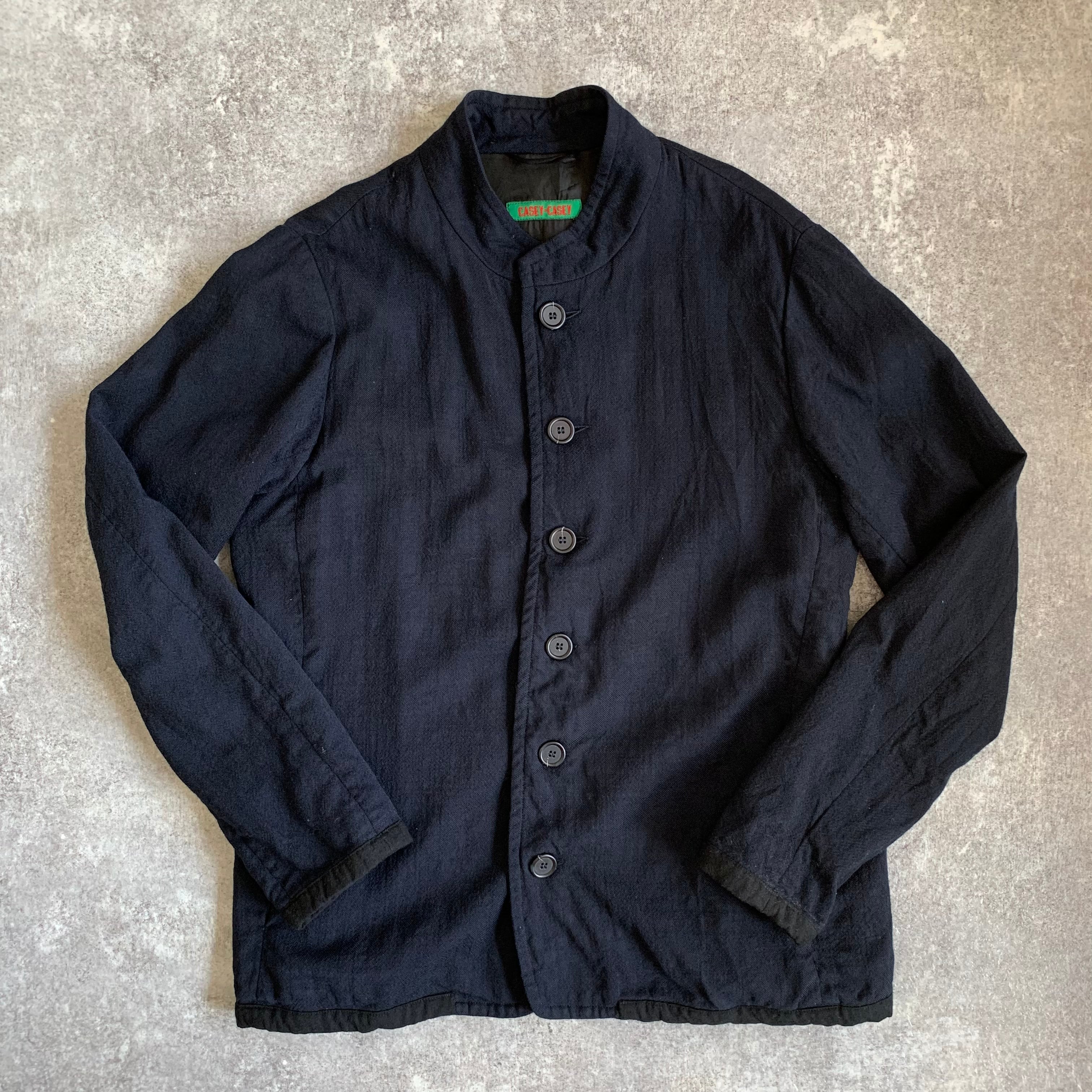 CASEY CASEY】WOOL STAND COLLAR JACKET Made in FRANCE | SO+MARKET 
