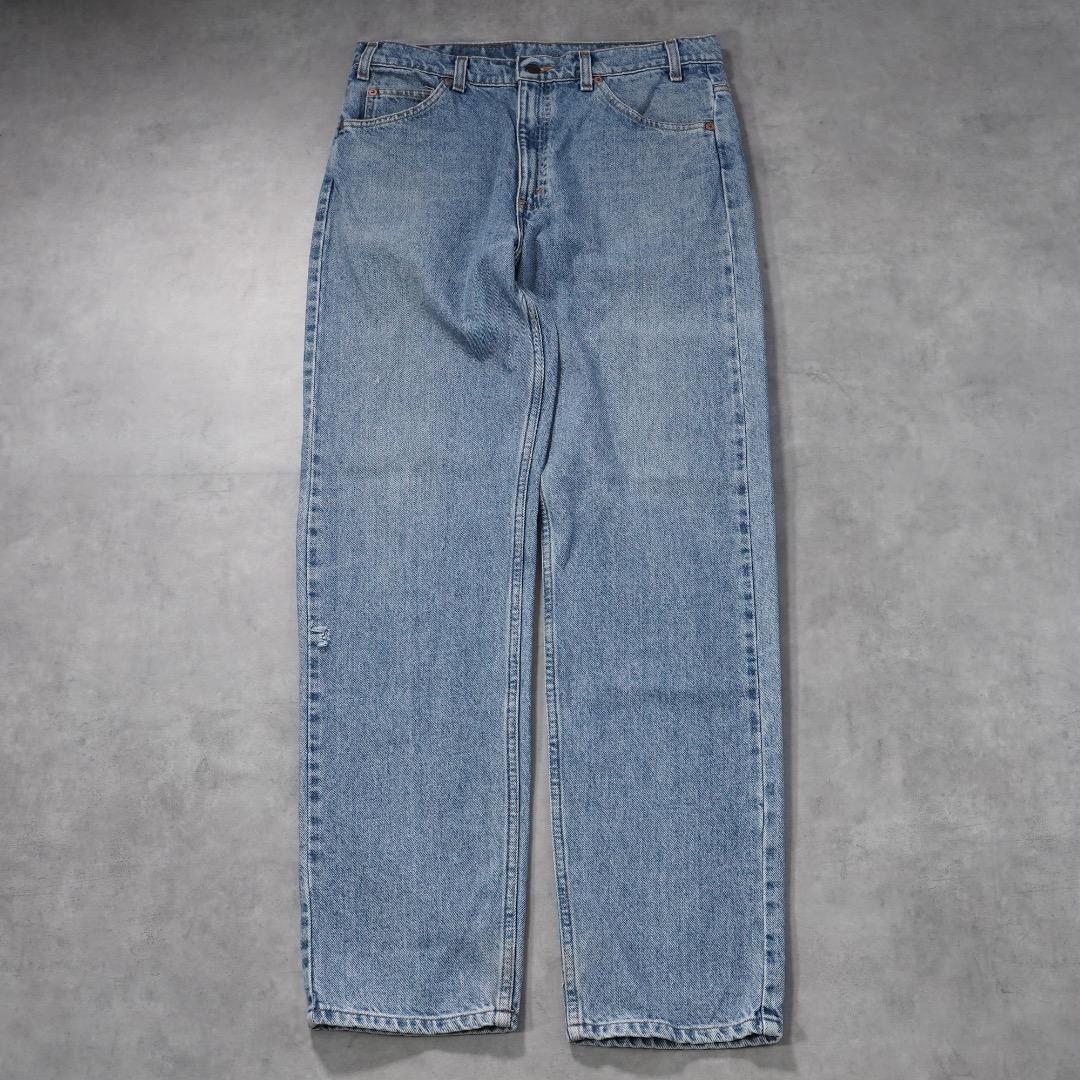 リーバイス505 Levis W34 ブルーデニム 青 90s 古着 18853