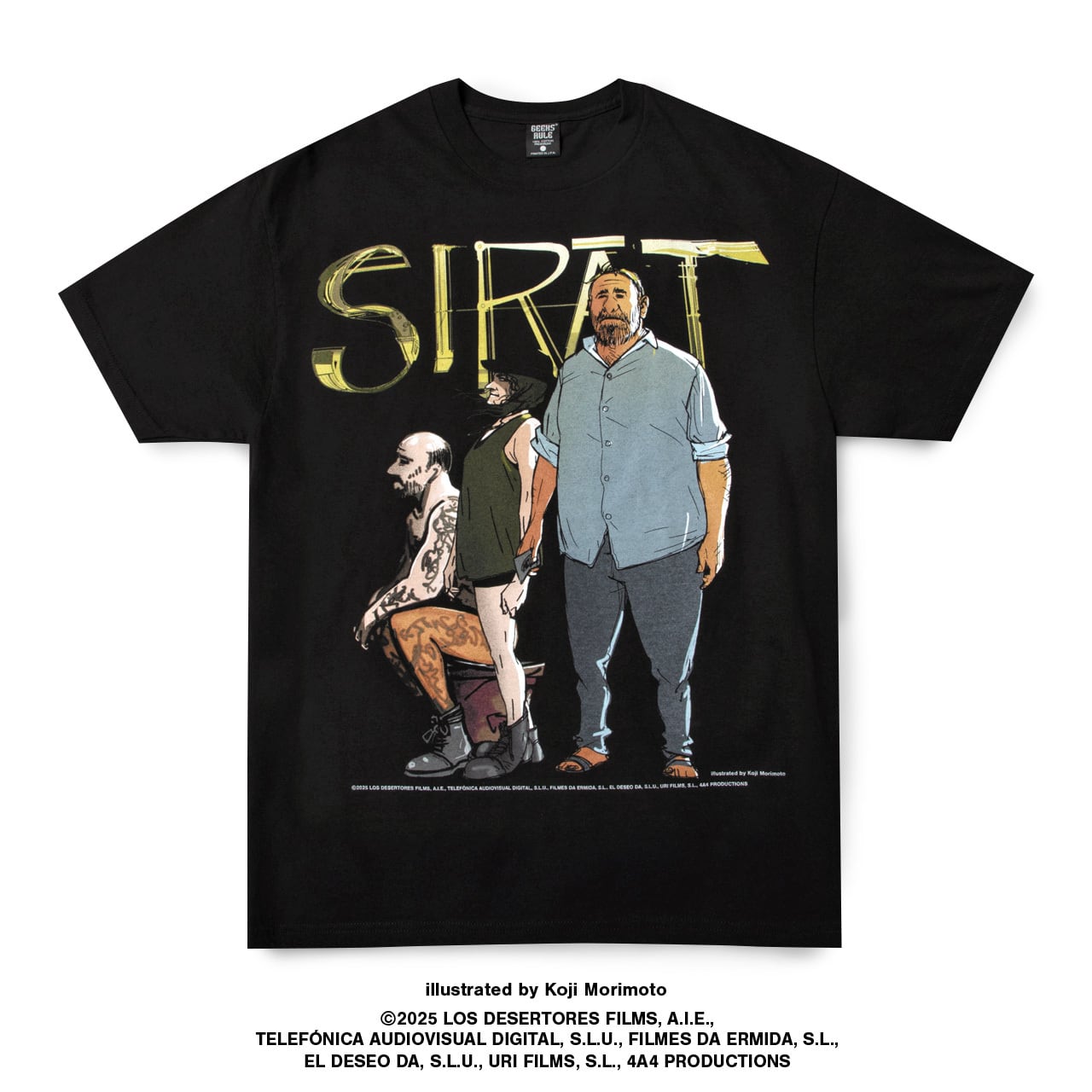 SIRĀT illustrated by Koji Morimoto × GEEKS RULE SILKSCREEN