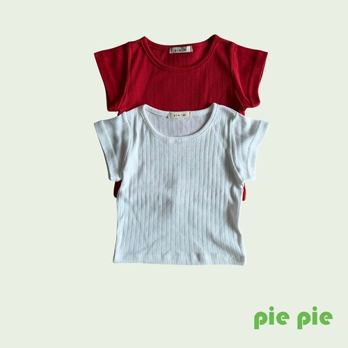[pie] Candy Eyelet Tee / [파이] 캔디아일렛티