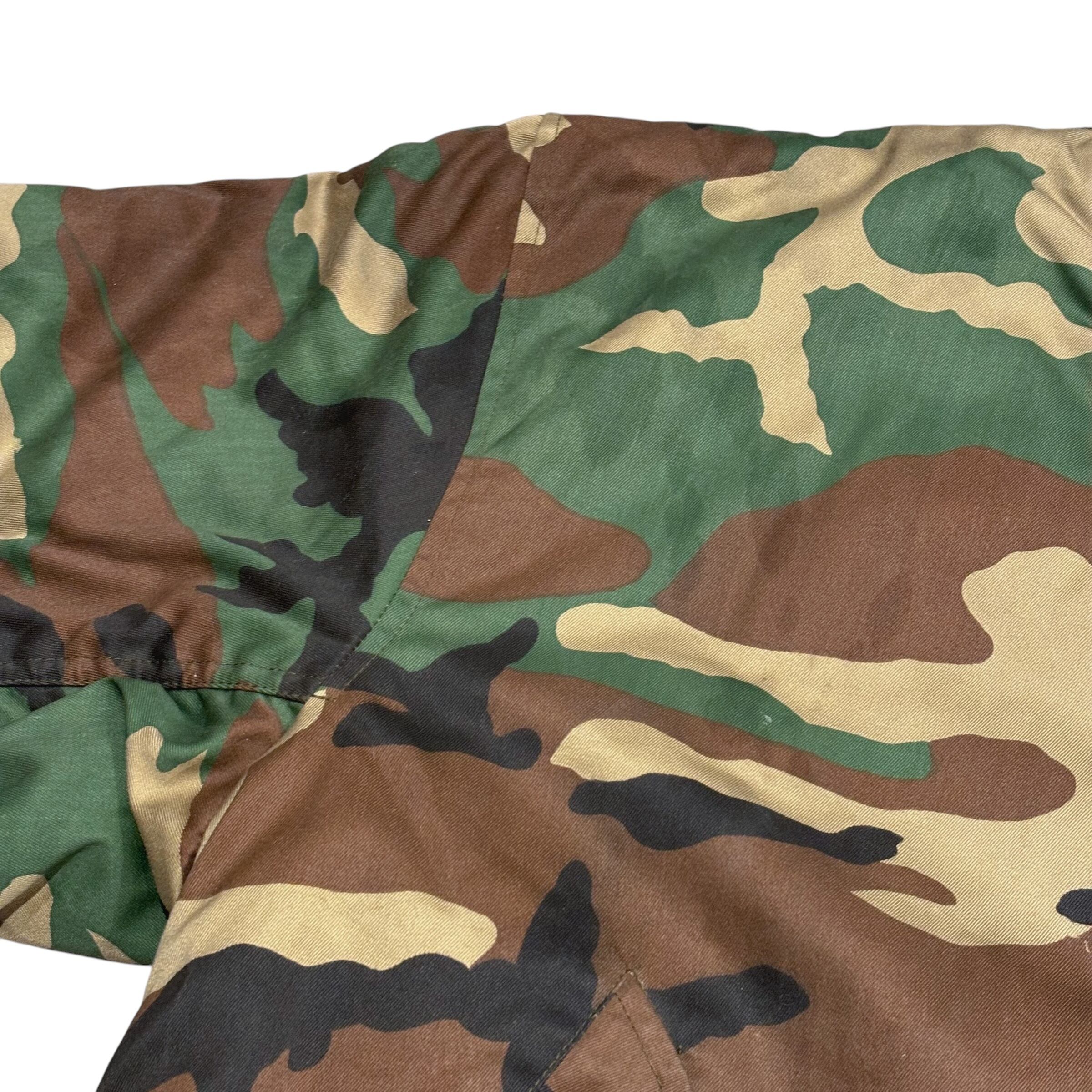 90-00's Woodland Camo MA-1 Fright Jacket L / フライト 90-00's Woodland Camo MA-1 Fright Jacket L / フライト