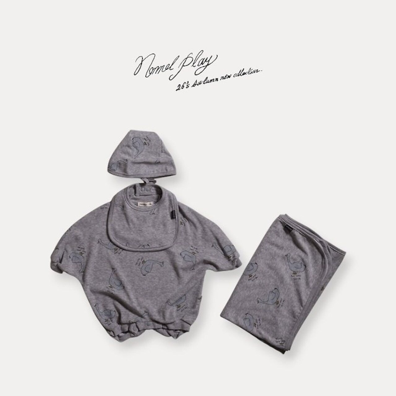 韓国子供服 / 26Autumn / normalplay / テリーダックボンネット / ベビー / 秋服 *FREE*
