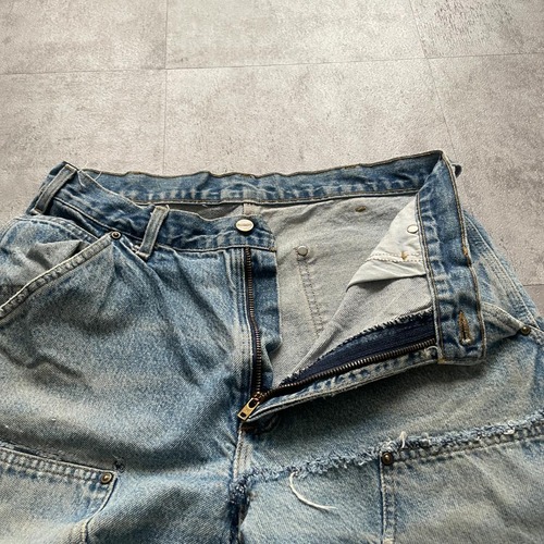 推定00s デニム ダブルニー Carhartt W 31 L 30 詳細写真8