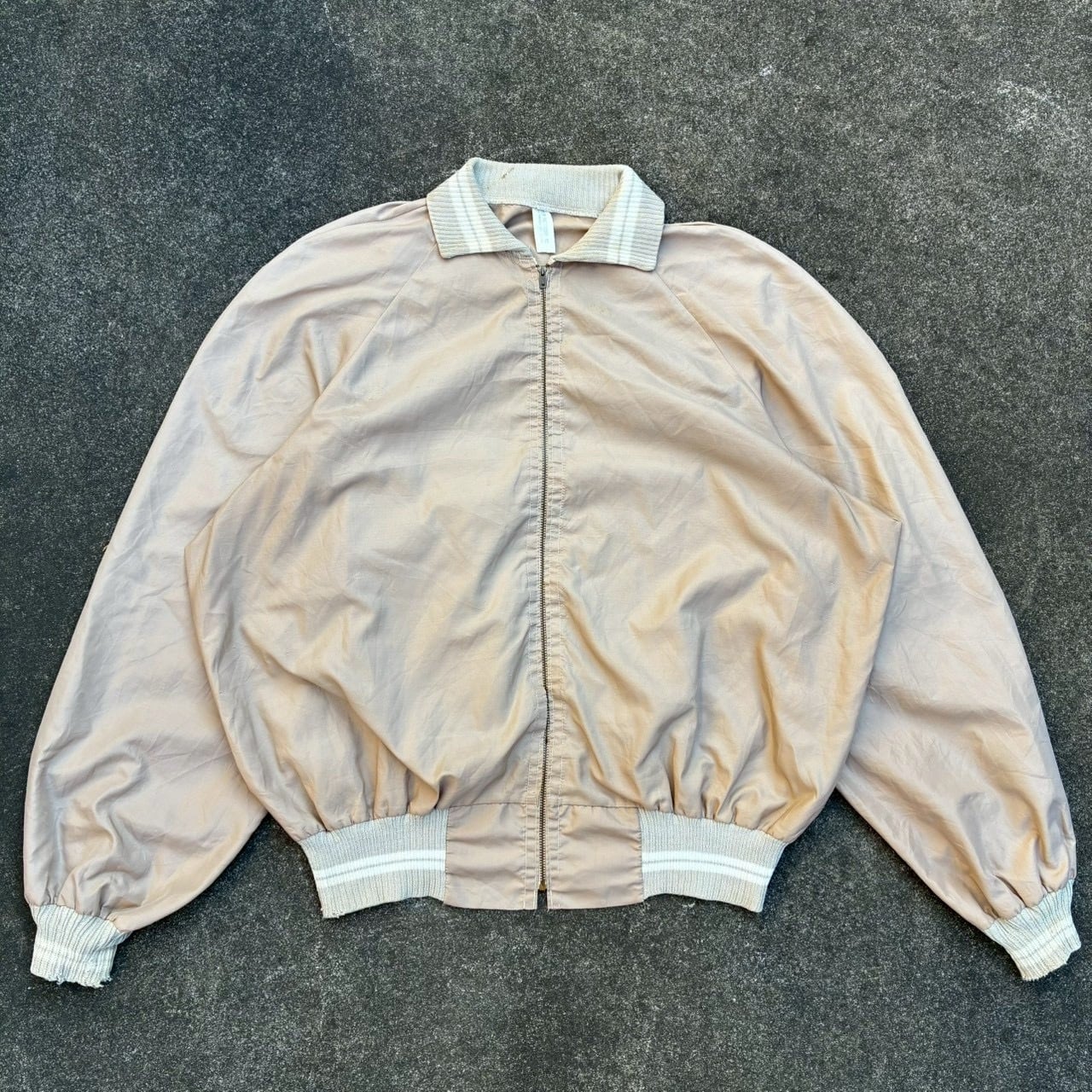 70s sears シアーズ ダービージャケット ホワイト L | Pay ID
