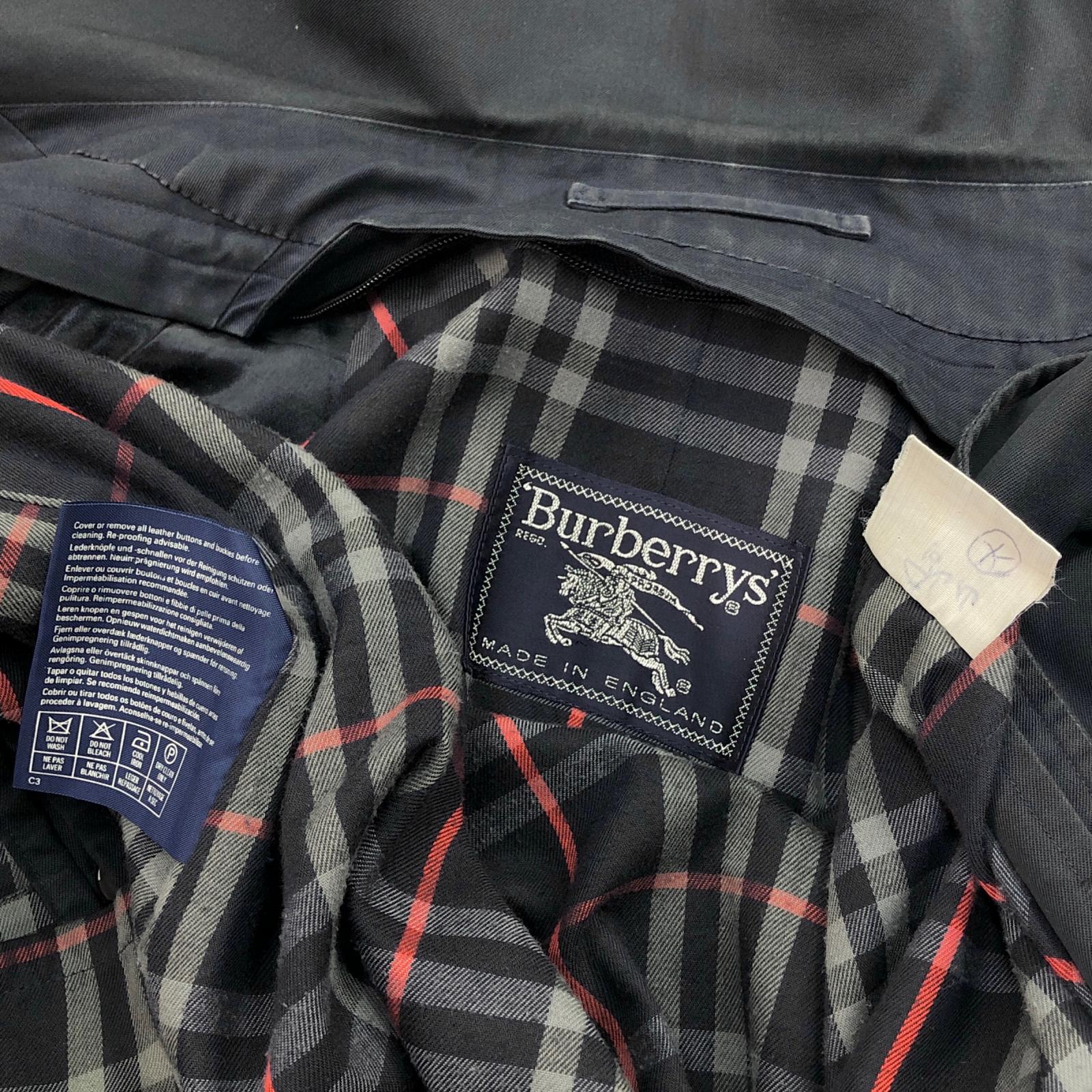 BURBERRYS バーバリーズ 70- 80年代 ENGLAND製 英国製 ライナー付き