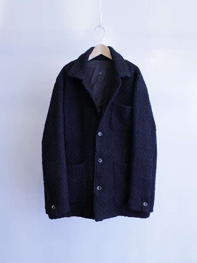 Garage.U.W BLACK FF TWEED CVA JACKET