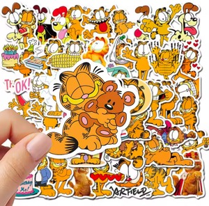 送料無料!【 Garfield / ガーフィールド 】STICKER(ステッカー)50枚SET 〚アメリカン雑貨 アメトイ〛