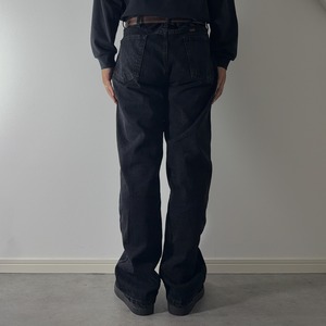 RUSTLER black denim [W36L30] 古着