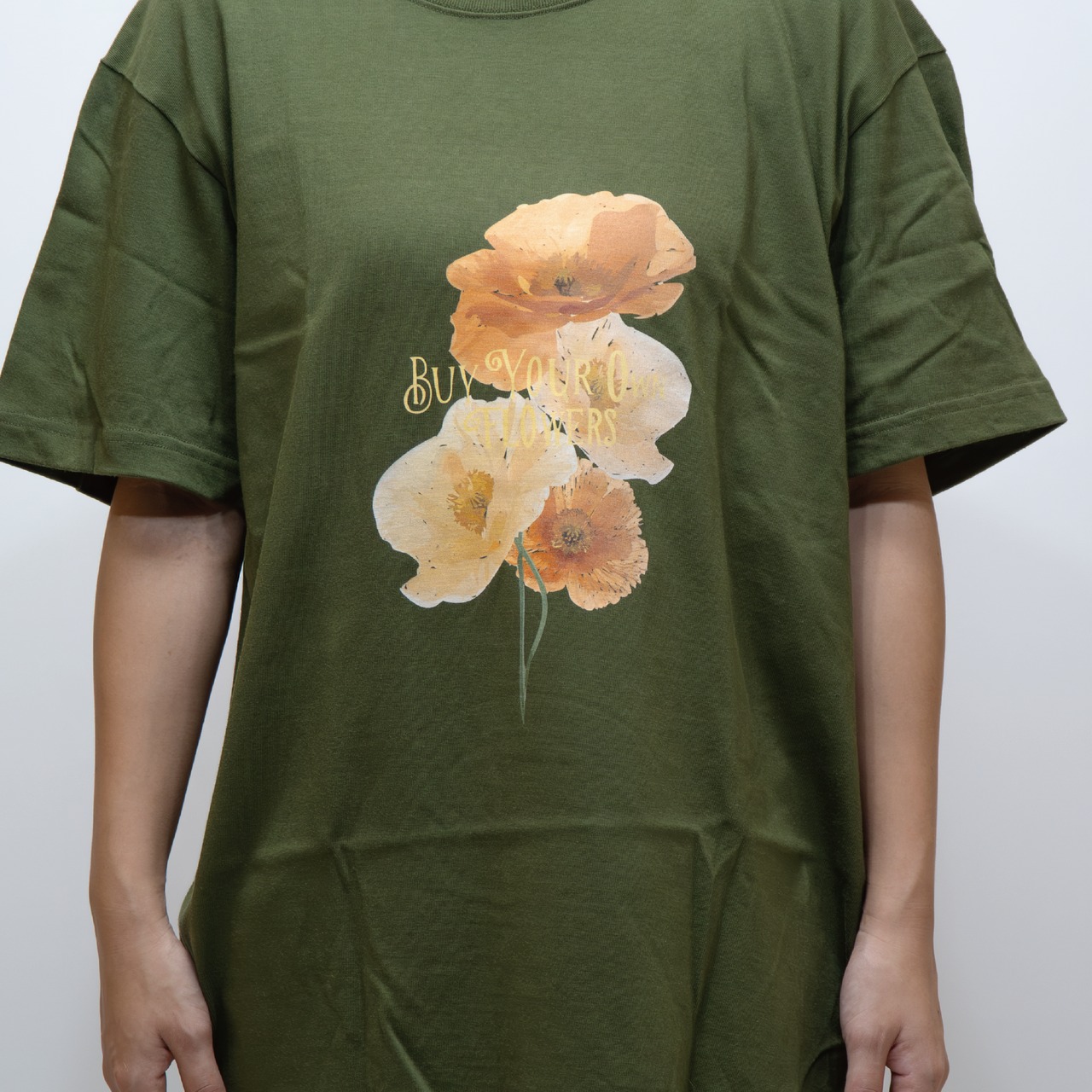 BYOF poppy TEE [シティグリーン]