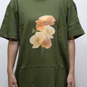 BYOF poppy TEE [シティグリーン]