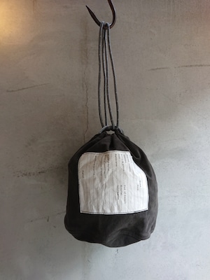 BAA COSTUME MFG. "PERSONAL EFFECTS BAG L" Black dye Military Tent