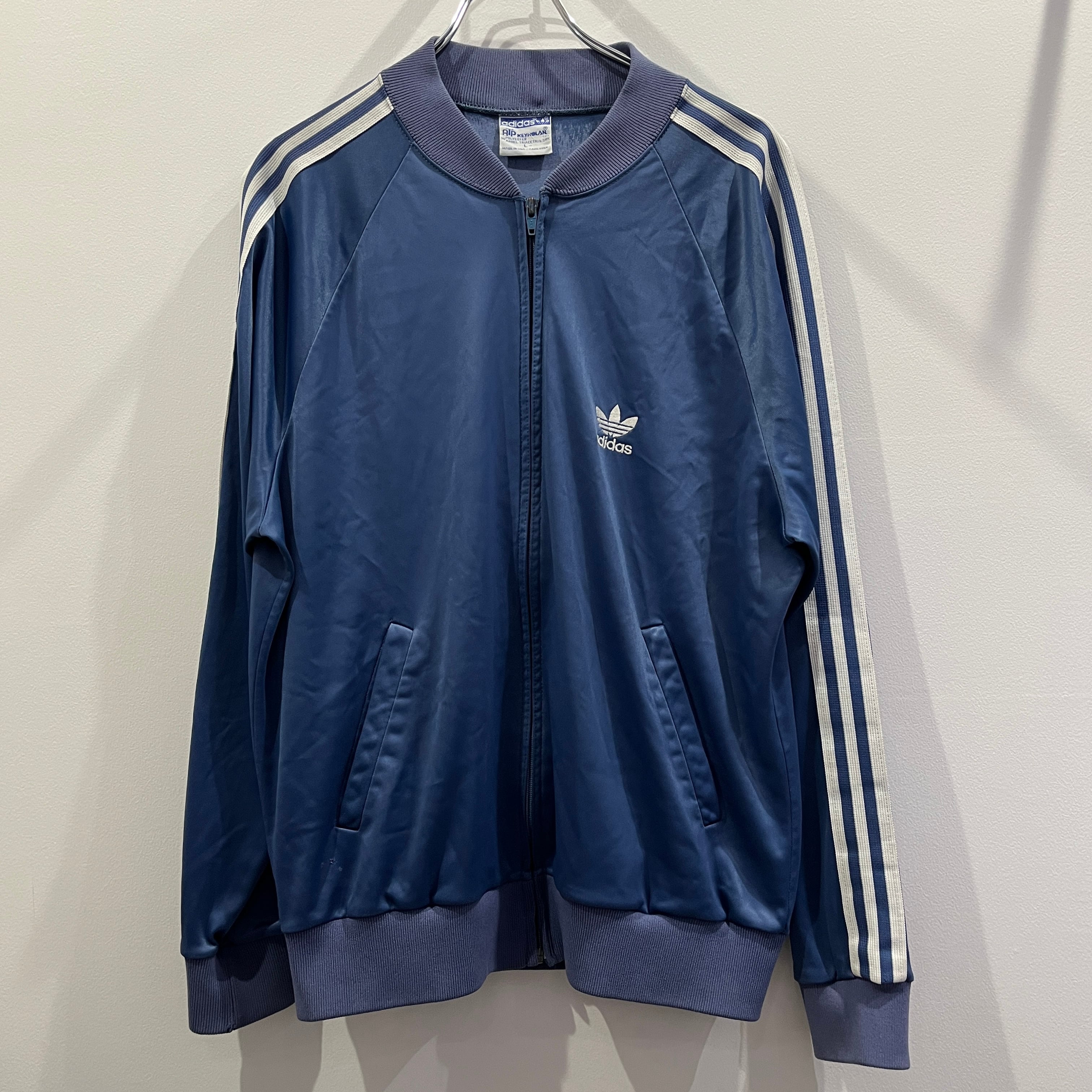 80s ADIDAS ATP Track Jacket 80年代 アディダス エーティーピー トラックジャケット ジャージ 紺 L