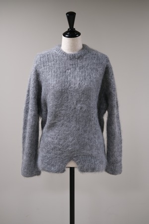 【JUN MIKAMI】mohair c/n pullover - gray