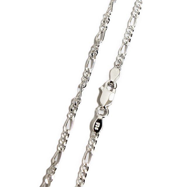 【無料ギフト包装/送料無料】Silver925 2.4mm FIGARO Necklace Chain 50cm/60cm 【21A2003】