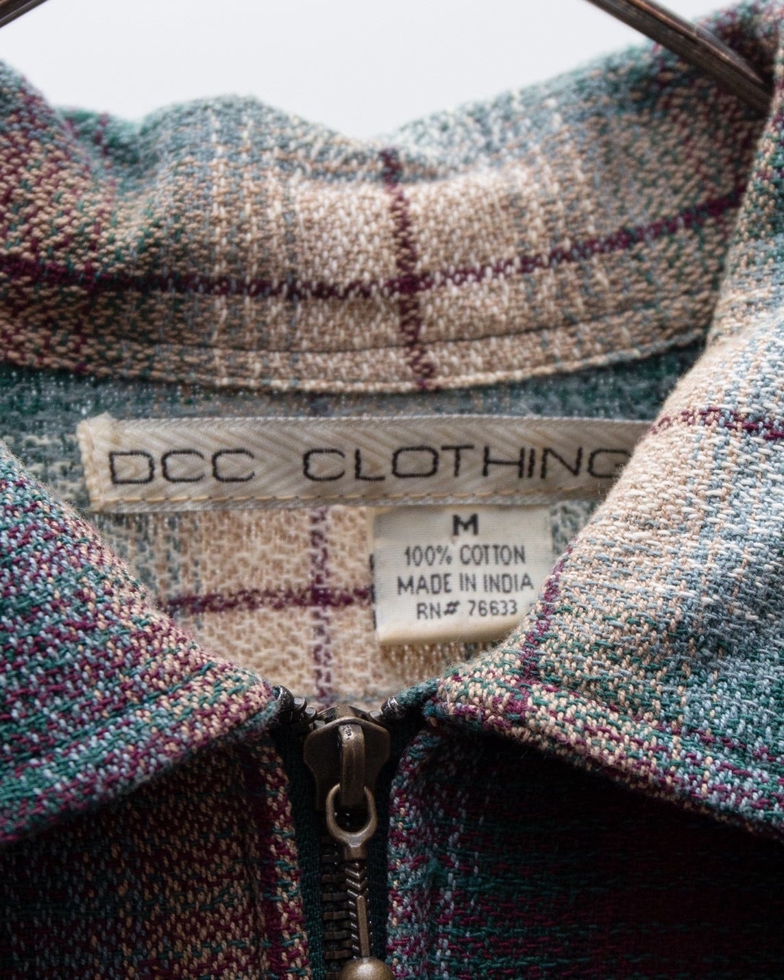 2025.11.14 INSTAGRAM LIVE】1990s ombre check zip-up jacket | LUIK FINN