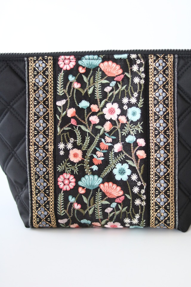キルティングショルダーバッグ  02（BLACK）