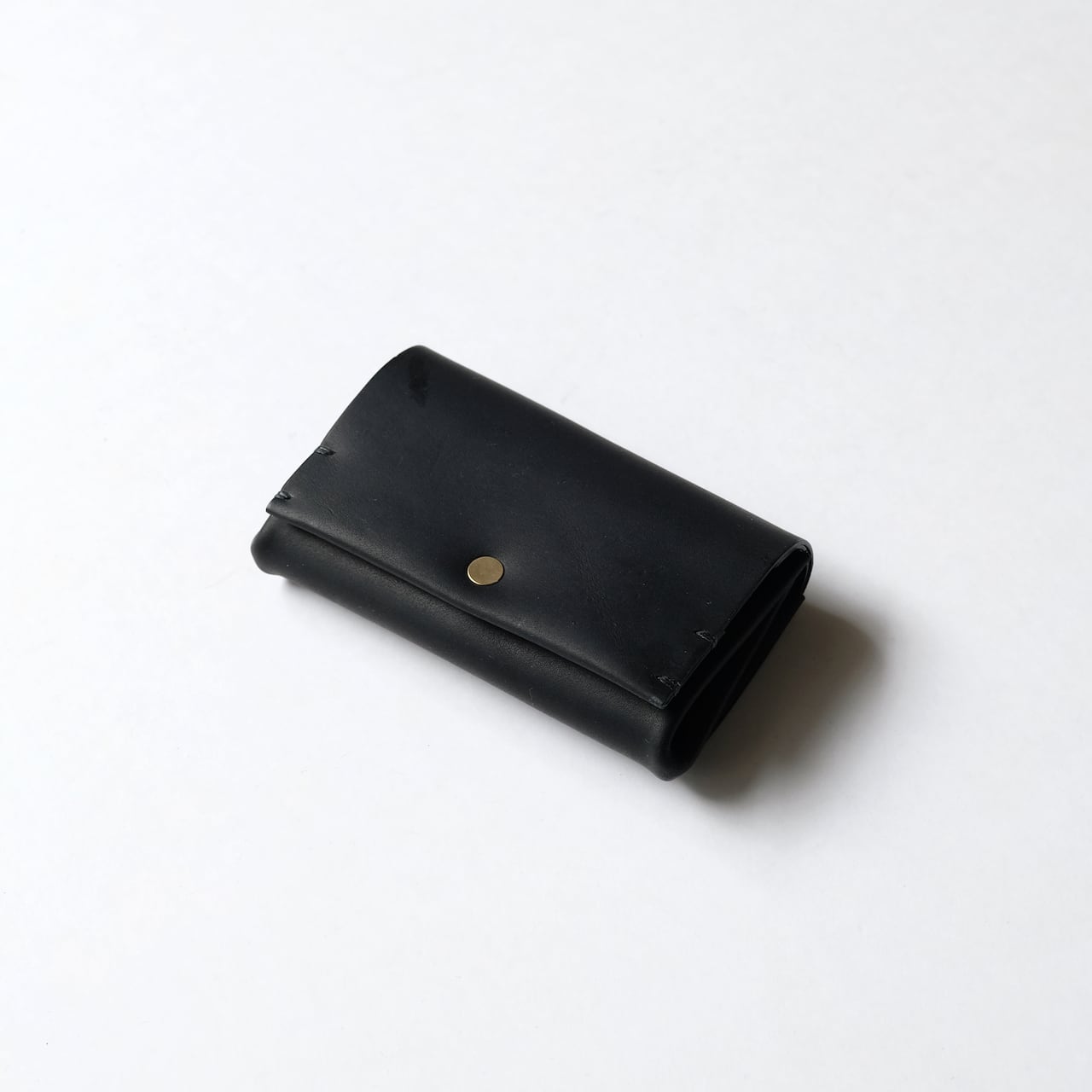 chamoto 黒 コンパンクト財布 bellowsfold wallet - bk - GUIDI | chamoto