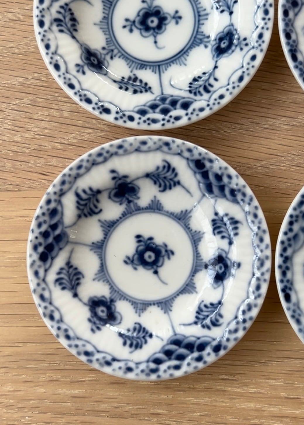 ☆美品☆ロイヤルコペンハーゲン　ハーフレース　豆皿　バタープレート　２枚セット☆ ☆美品☆ロイヤルコペンハーゲン ハーフレース 豆皿 バター