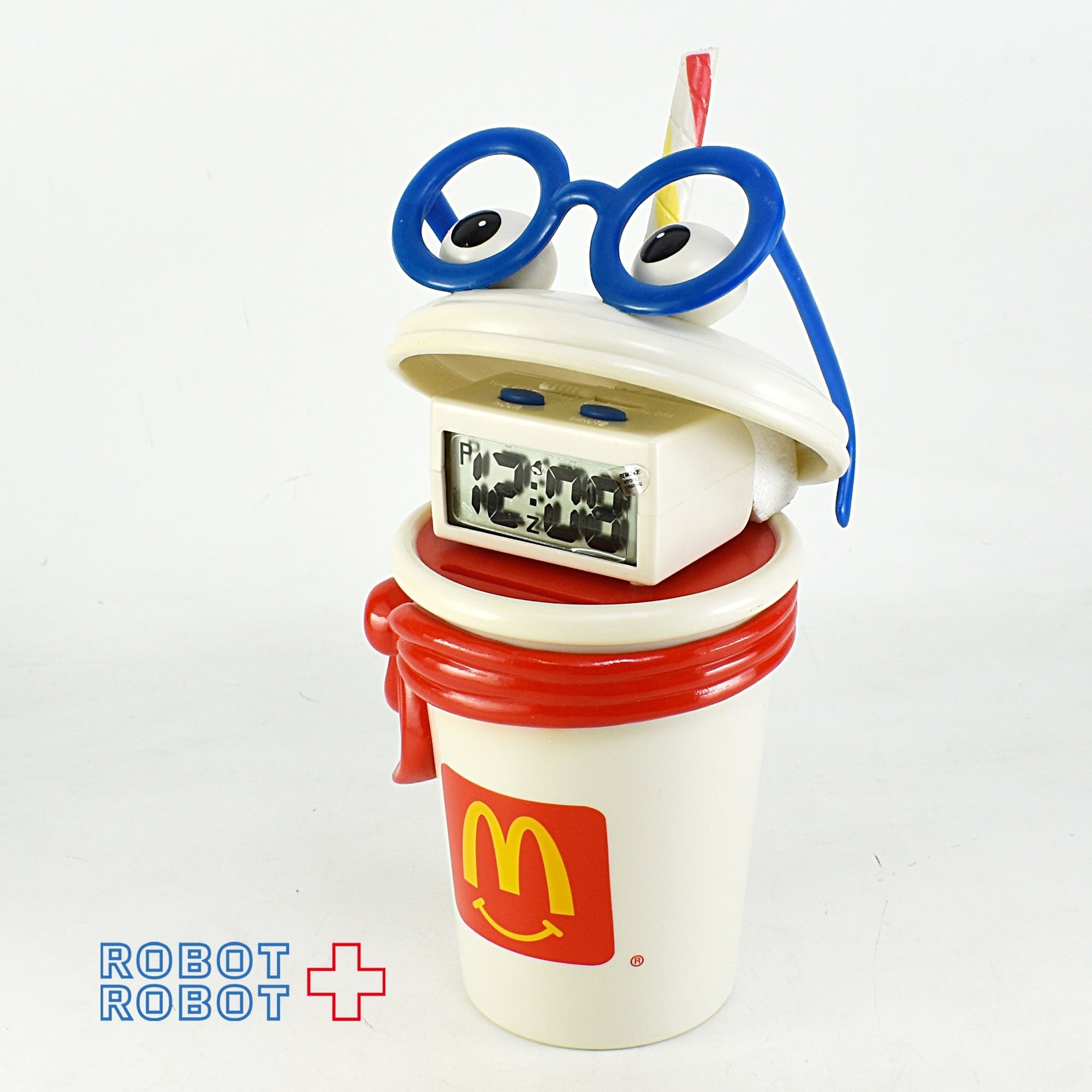 マックタイム マクドナルド マックシェーク 貯金箱付LED時計 箱入