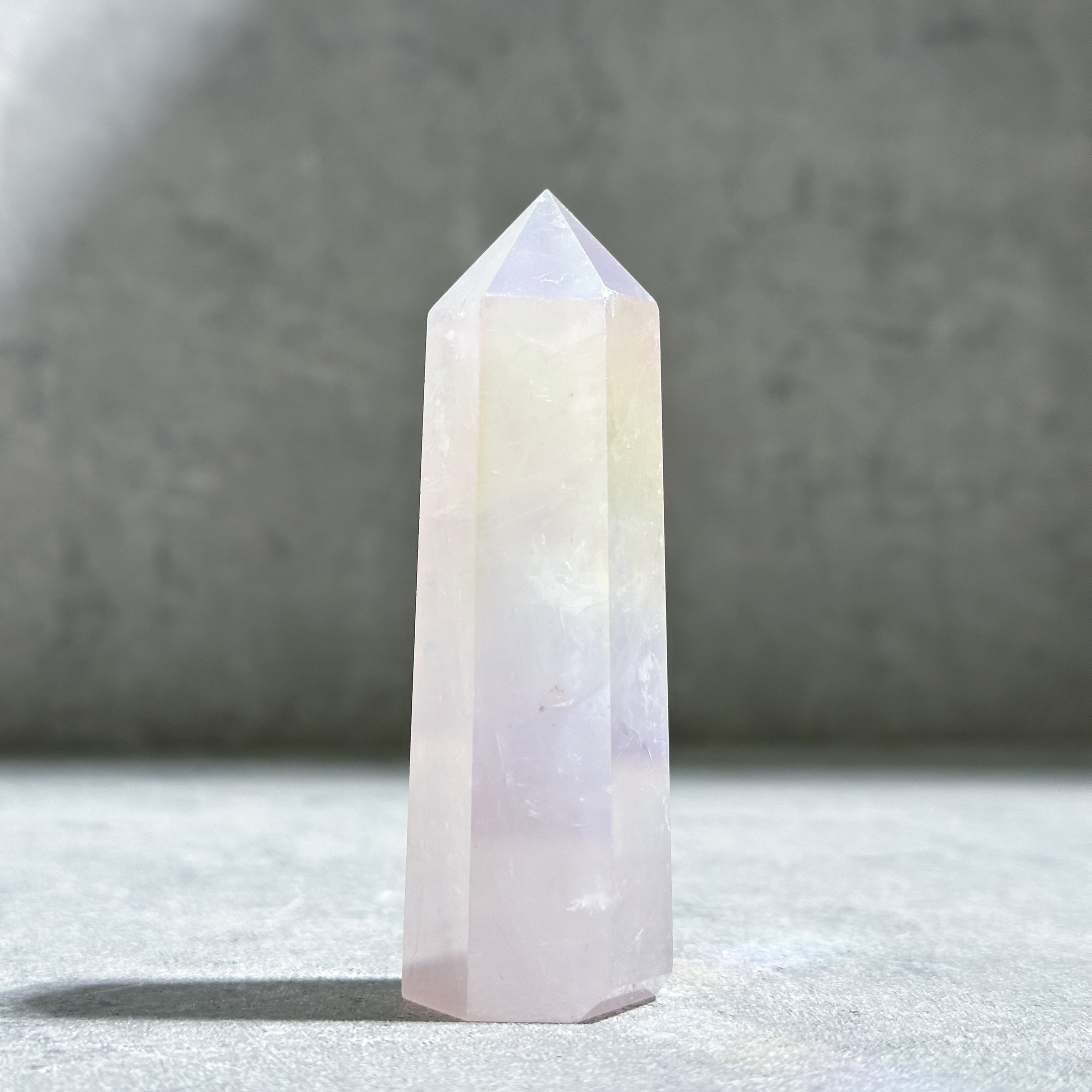 エンジェルオーラローズクォーツ タワー05✧ Angel Aura Rose quartz ✧天然石・鉱物・パワーストーン