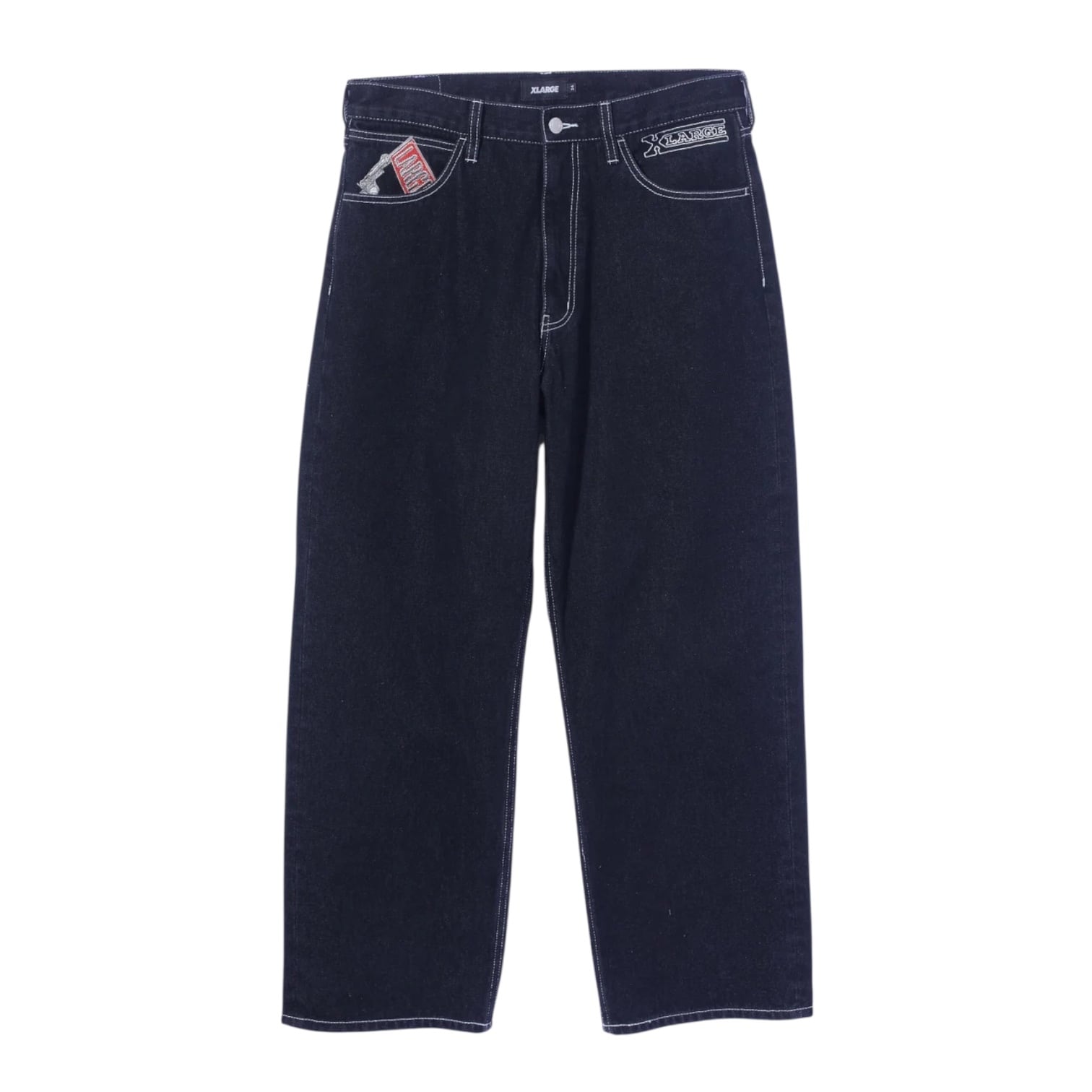 【XLARGE】EMBROIDERED DENIM PANTS【エクストララージ】