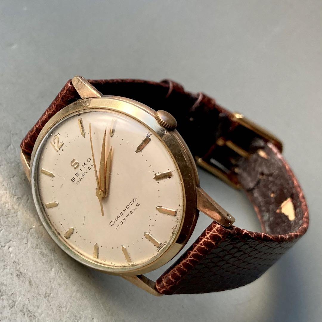 動作品】セイコー SEIKO マーベル 腕時計 1956年以降 手巻き メンズ