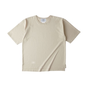 EVERYDAY SANDrich CLUB／エブリデイ サンド "リッチ" クラブ スリットデザインビッグTシャツ／サンドベージュ（STONE）