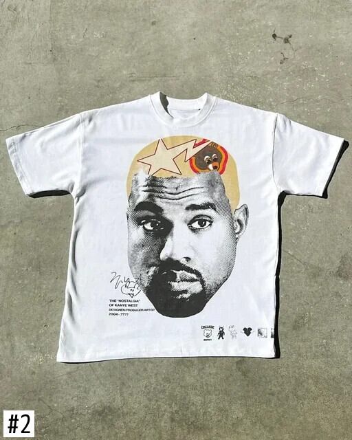 ストリート Tシャツ Y2K トップスヒップホップパンクグラフィック