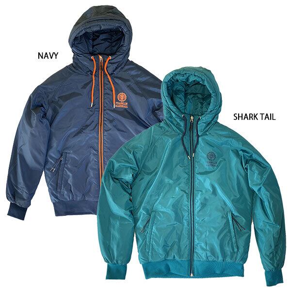 FRANKLIN&MARSHALL NYLON ZIP JACKETS＋FOOD NAVY Sサイズ