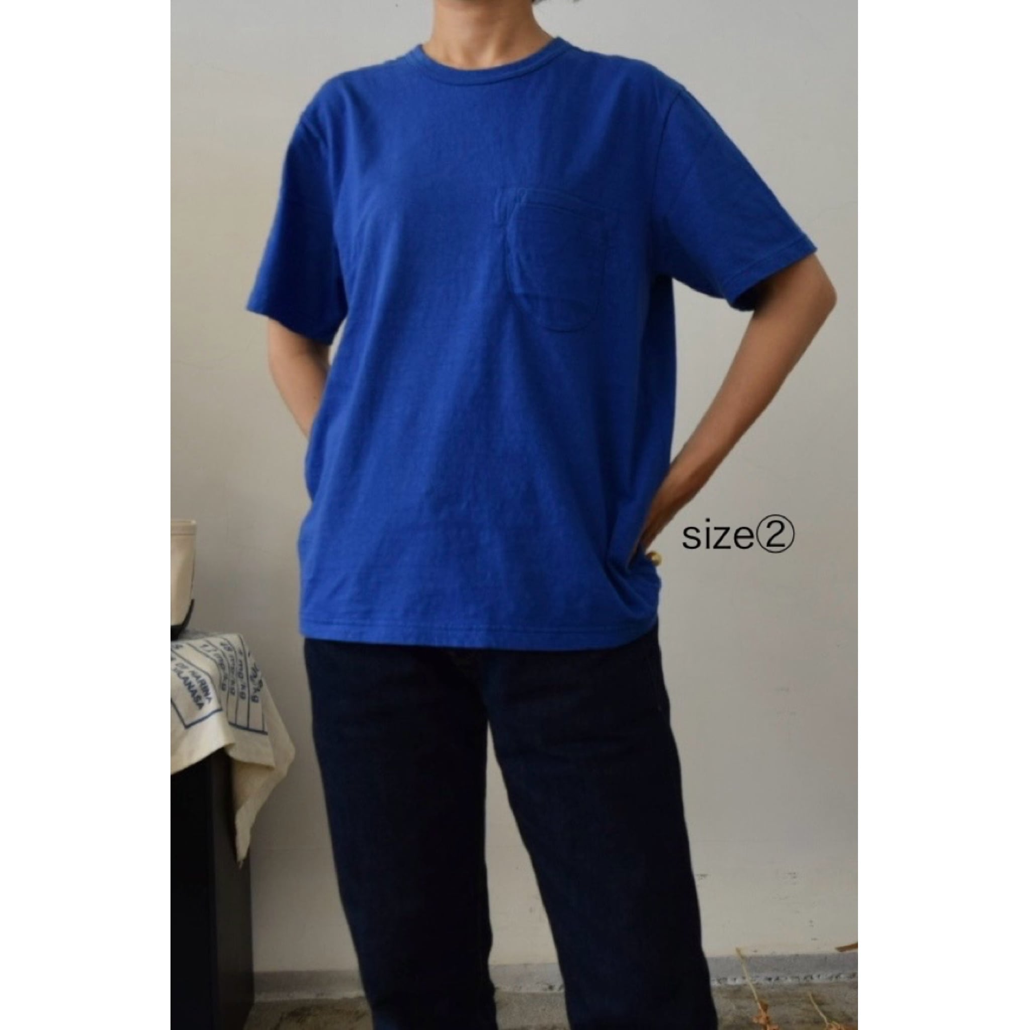 Simva104-0088S-Blue New W-Pocket S/S Tシャツ 19/- | O'KEEFFE