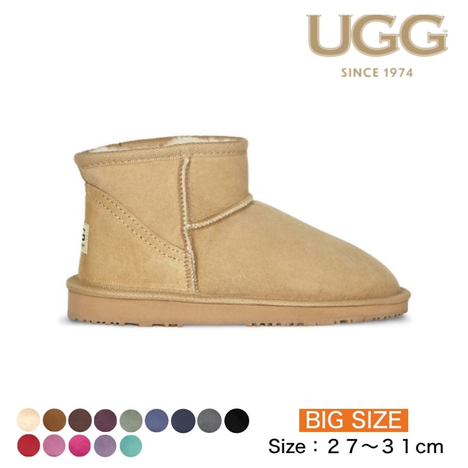 [UGG 1974] 大きいサイズ アグ ブーツ クラシック ウルトラミニ | UGG Australian made since 1974  powered by BASE