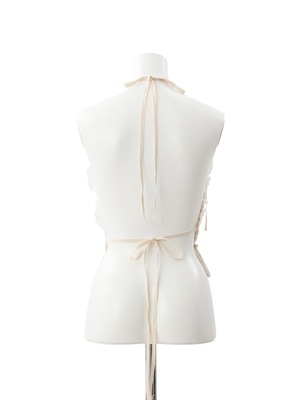 【26AW | WOMEN】Create Clair クリエイトクレイル / ビスチェ / Drape knit bustier