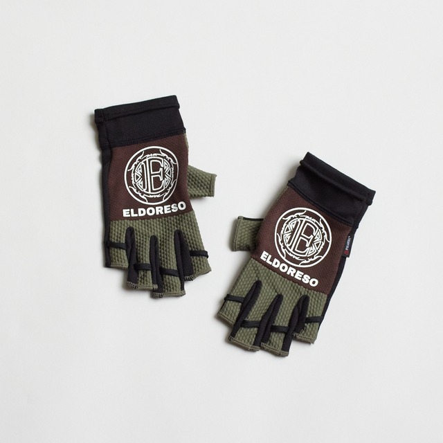 ELDORESO（エルドレッソ）Half-Cut Gloves（ハーフカット グローブ）Brown