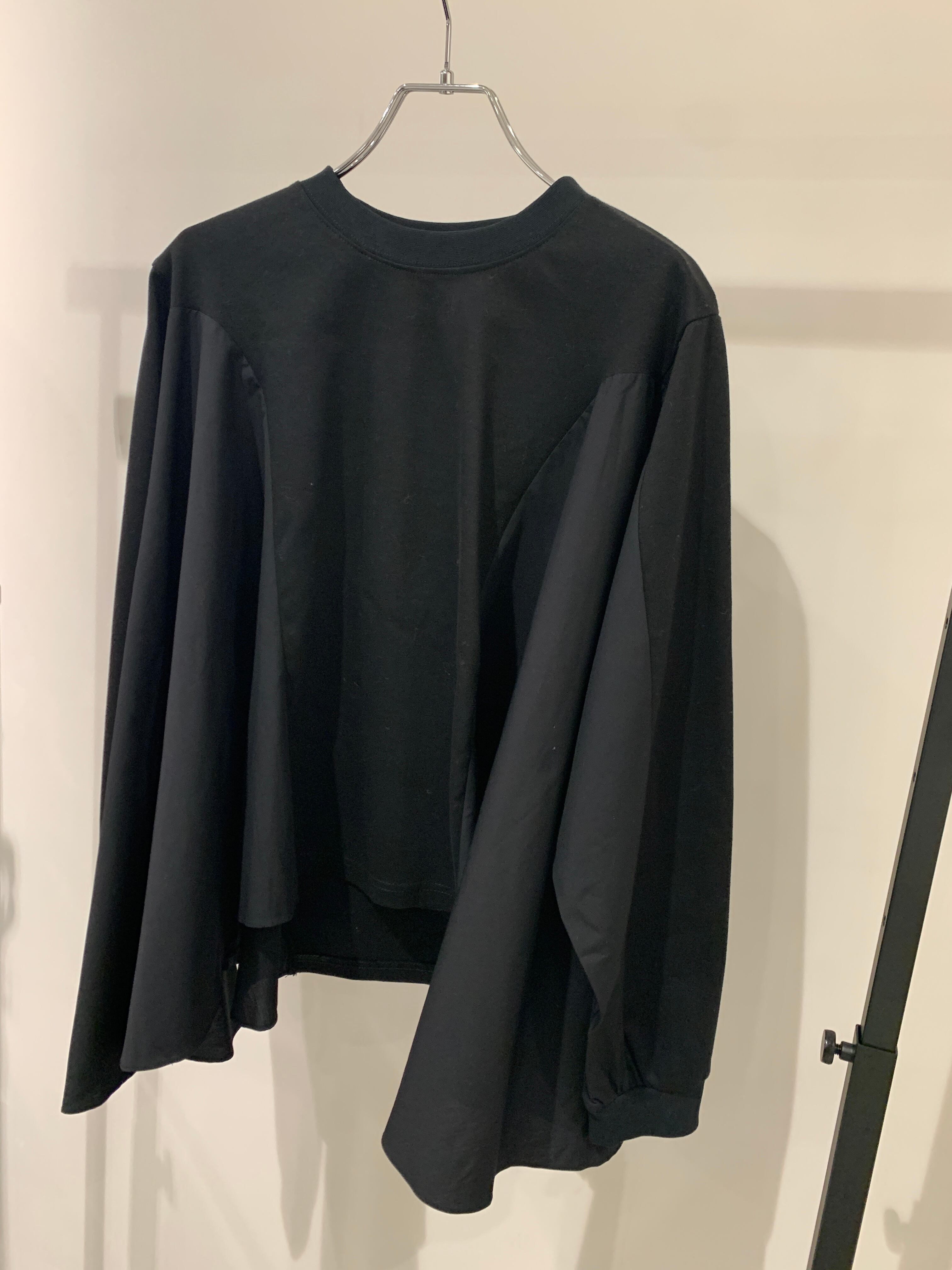 flare crew neck tops