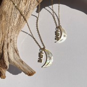 シェル 三日月ネックレス［GSN102］