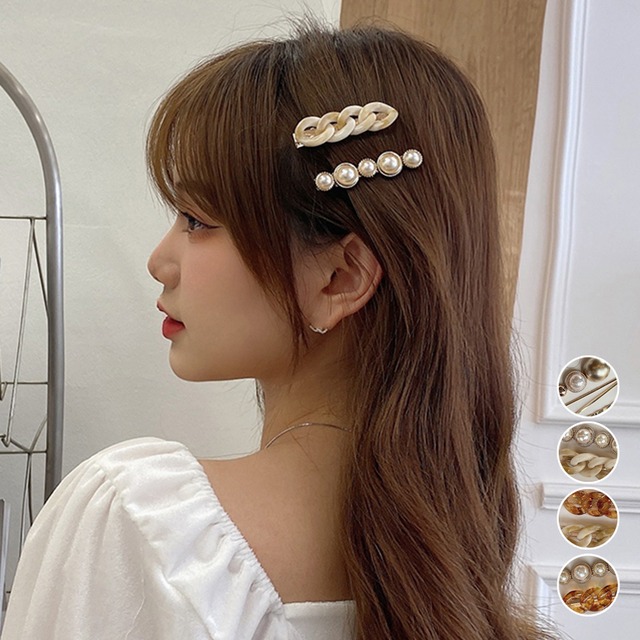 【日本倉庫即納】 ヘアピンレディース パールSETピン春夏