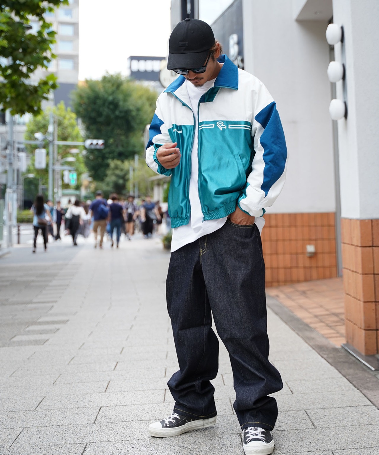 【#Re:room】SATIN SWITCHING TRACK JACKET［REJ105］