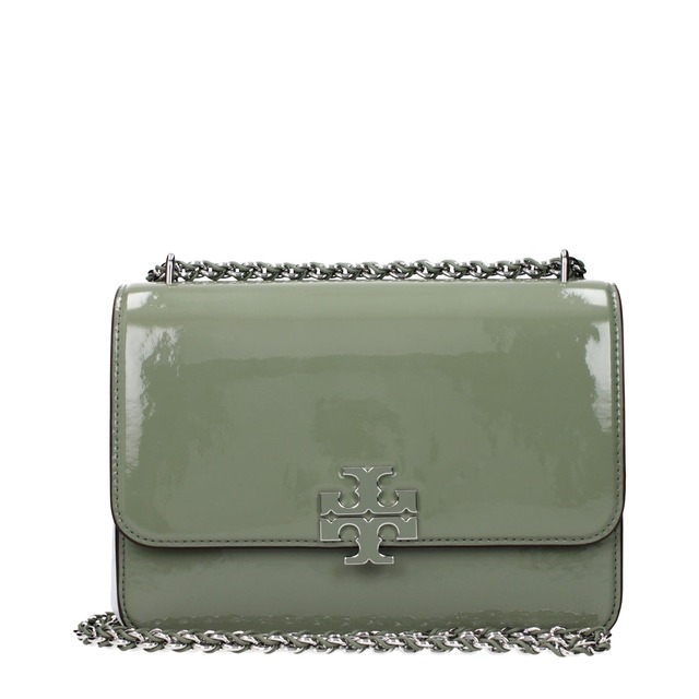 TORY BURCH トリーバーチ レディース ショルダーバッグ パテントレザー グリーン