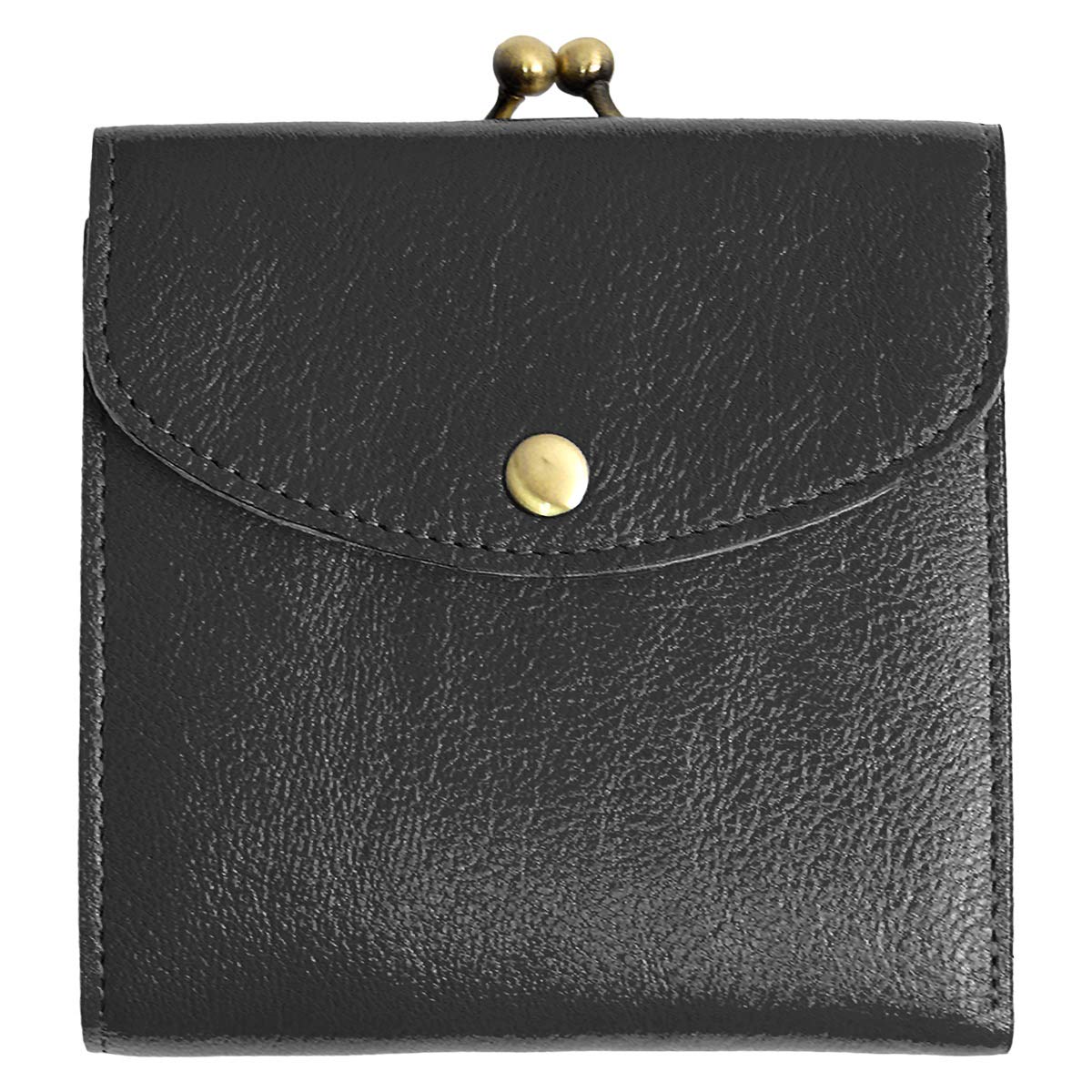 即納☆送料無料】本革レザー ショート財布 マネークリップ オーバル