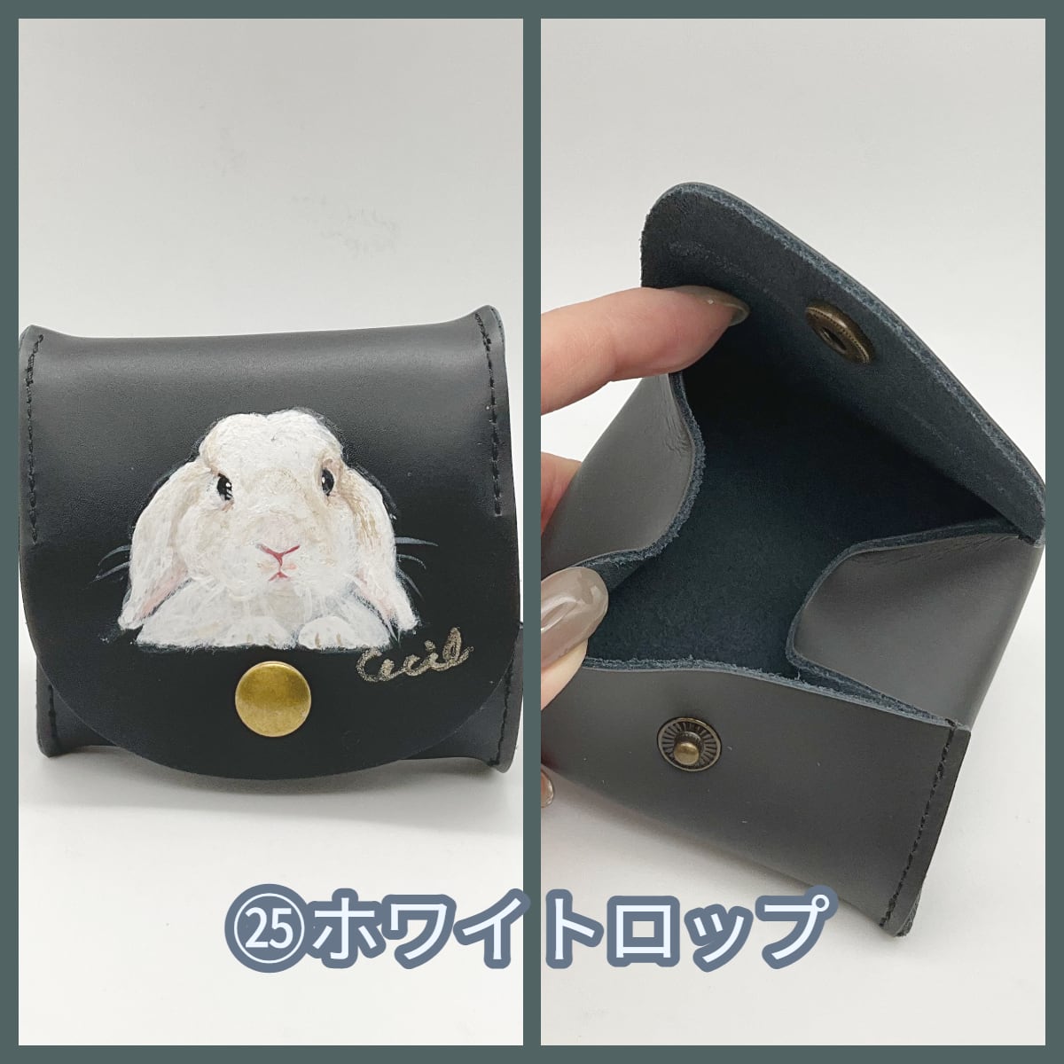 新柄入荷】CECIL コインケース 本革 うさぎ | うさぎセレクトショップ森音